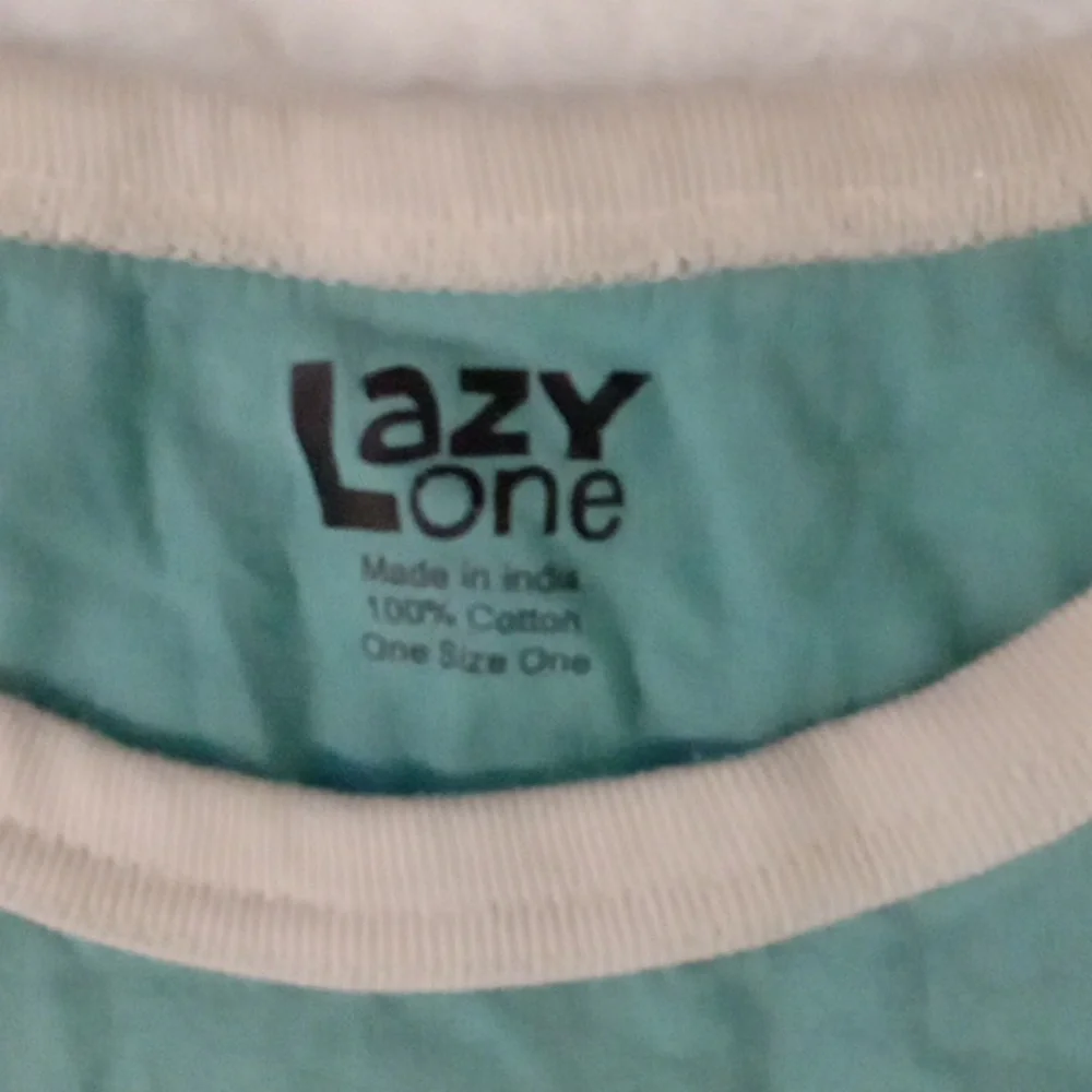 Lazy One Cat Nap Tee - Teal and Black